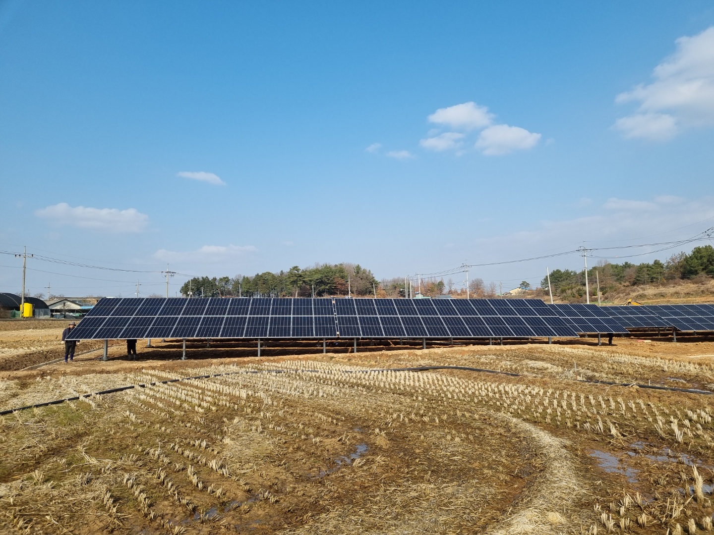 신월동 태양광 발전소 100kw 시공 사진 1