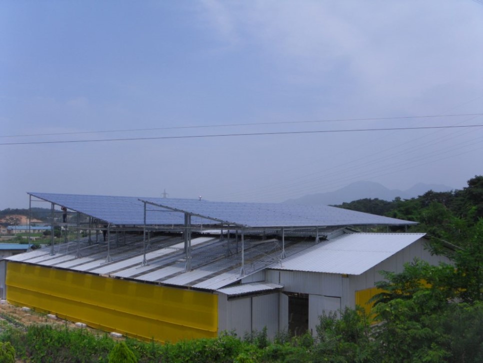 감곡태양광발전소 100kW 시공 사진 2