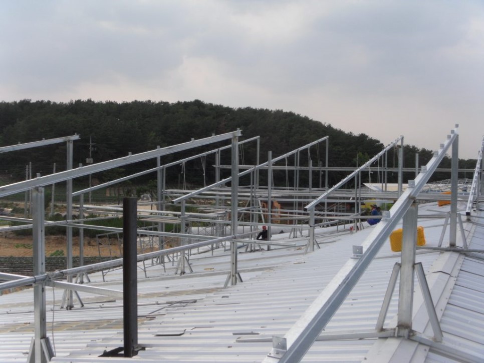 감곡태양광발전소 100kW 시공 사진 3