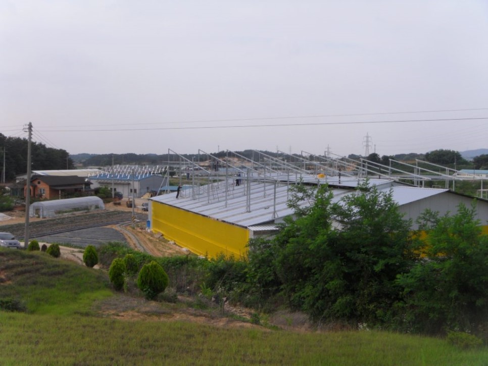 감곡태양광발전소 100kW 시공 사진 6