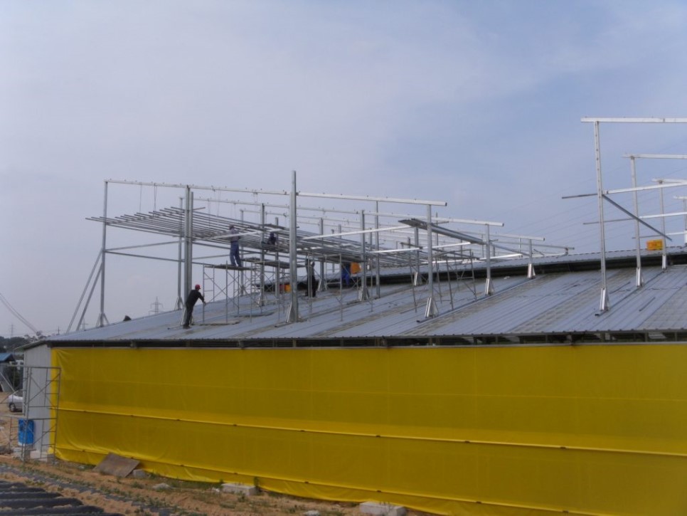 감곡태양광발전소 100kW 시공 사진 7