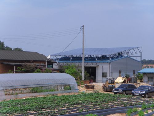 감곡태양광 25kW 시공 사진 3