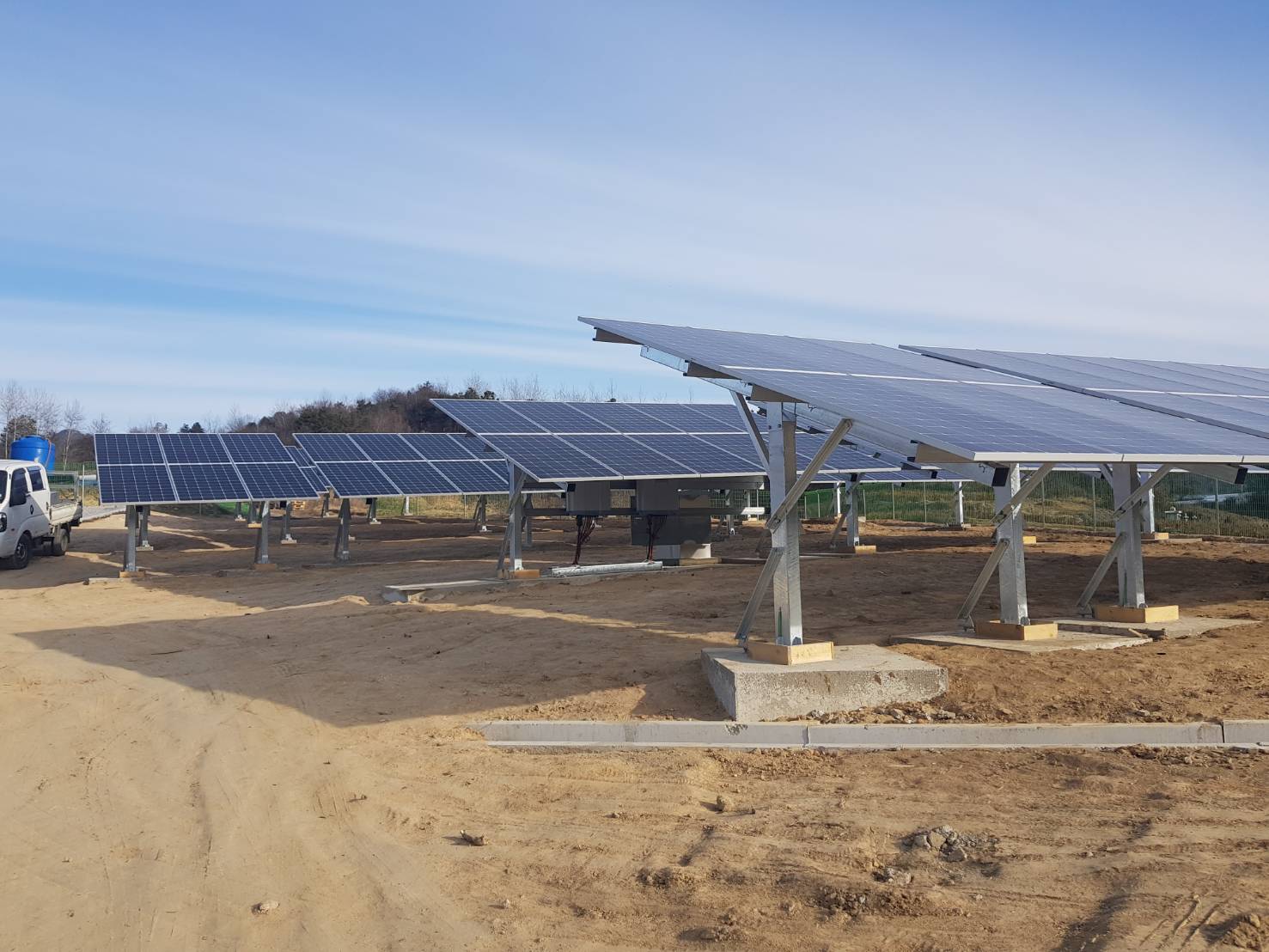 [전주태양광] 천광 태양광 발전소 100kw 시공 시공 사진 1