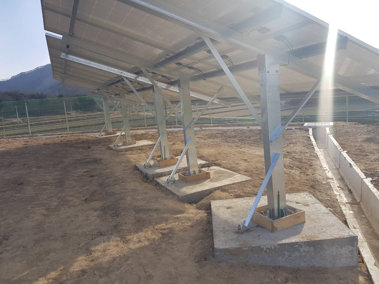 [전주태양광] 천광 태양광 발전소 100kw 시공 시공 사진 3